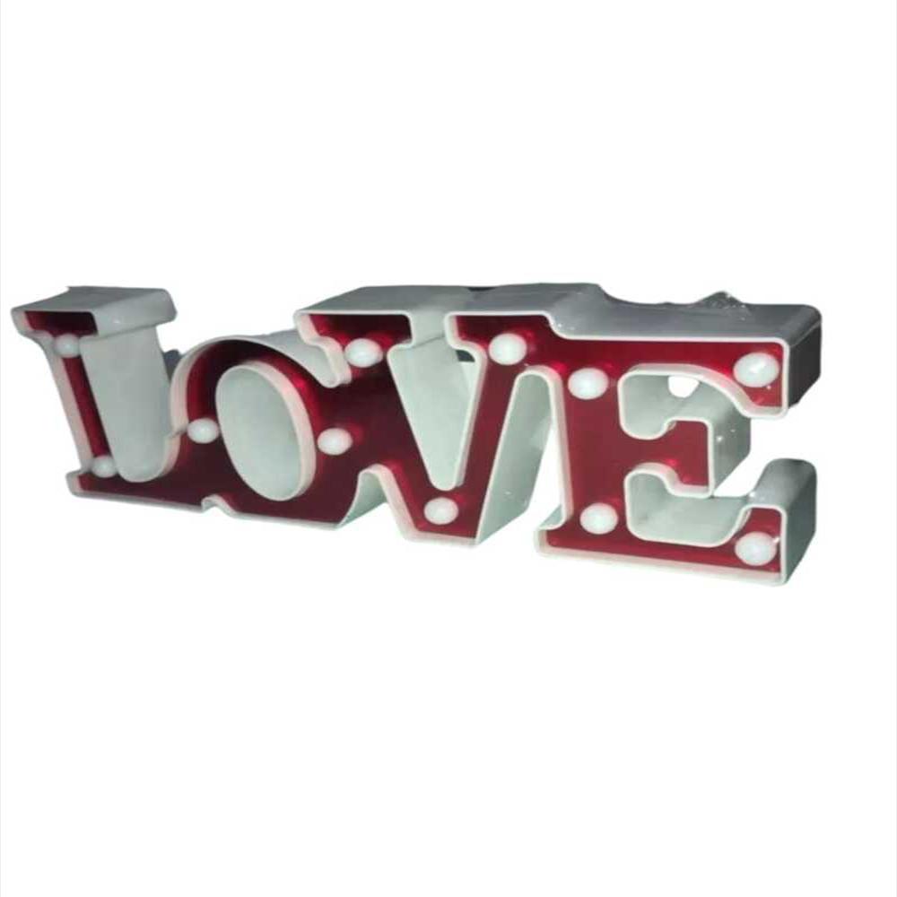 Letras Led Love 3D Rojas Un Toque Romántico Que Enamora