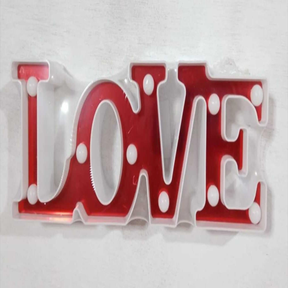 Letras Led Love 3D Rojas Un Toque Romántico Que Enamora img #5