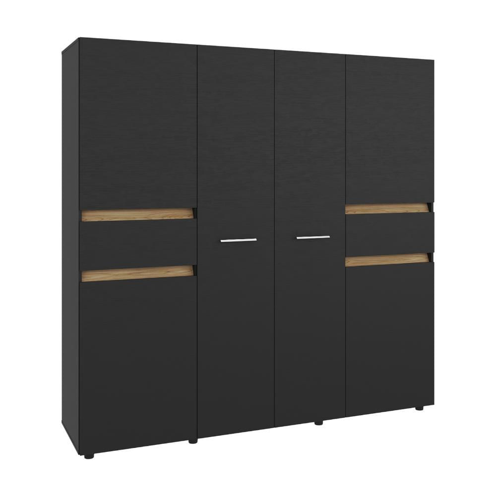 Closet Grande Imperial 200X200 Wengue Y Fresno Europeo