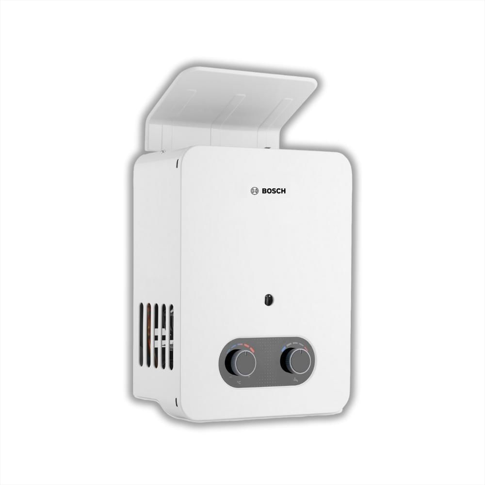 Calentador De Agua 5.5 Litros Tiro Natural De Paso A Gas Natural Vital Therm 1500 Bosch