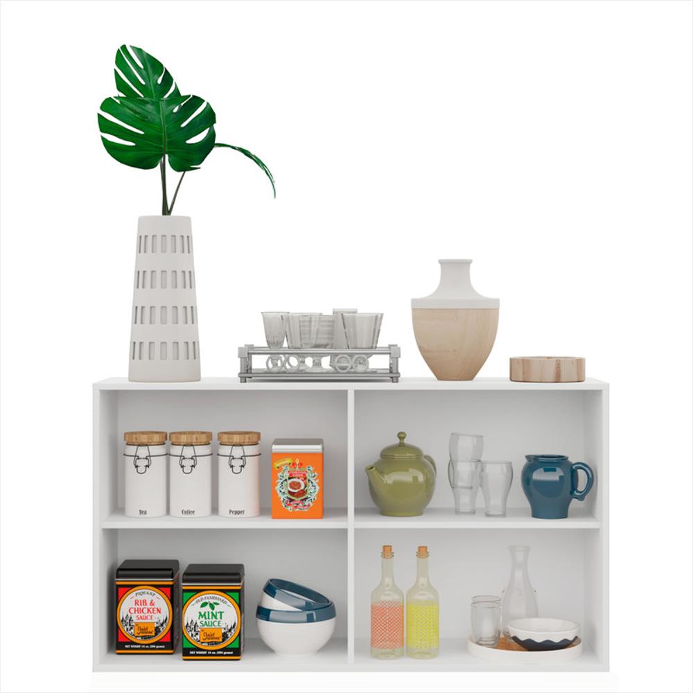 Aparador Buffet 4 Puertas Suspendido Viena Color Blanco img #3