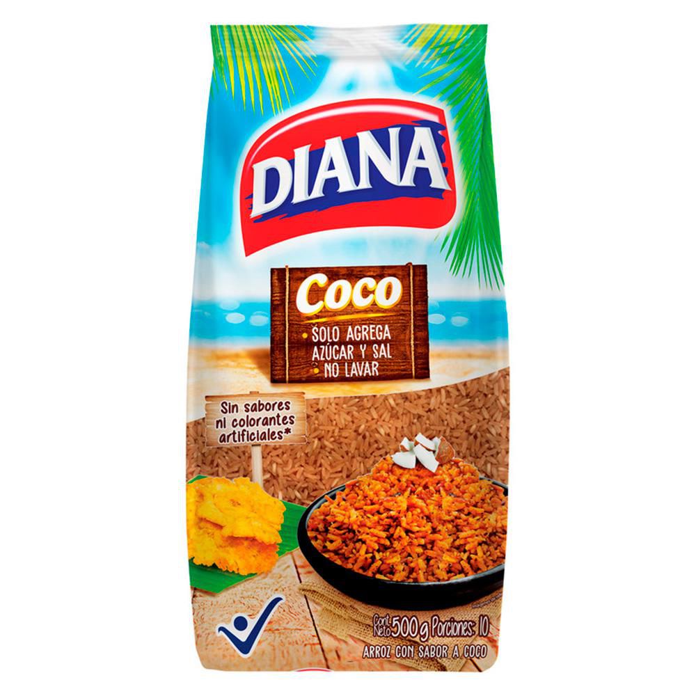Arroz DIANA con sabor a coco (500 gr)