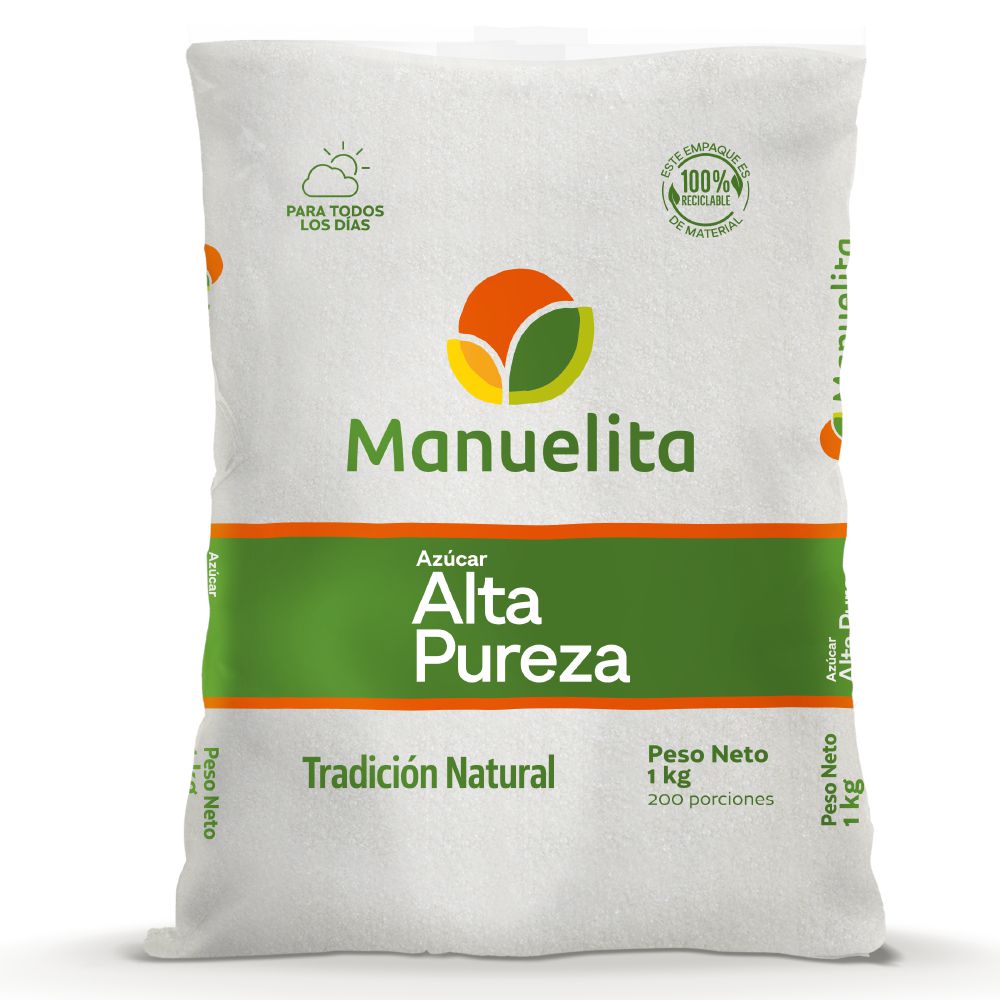 Azúcar MANUELITA alta pureza (1000  gr)