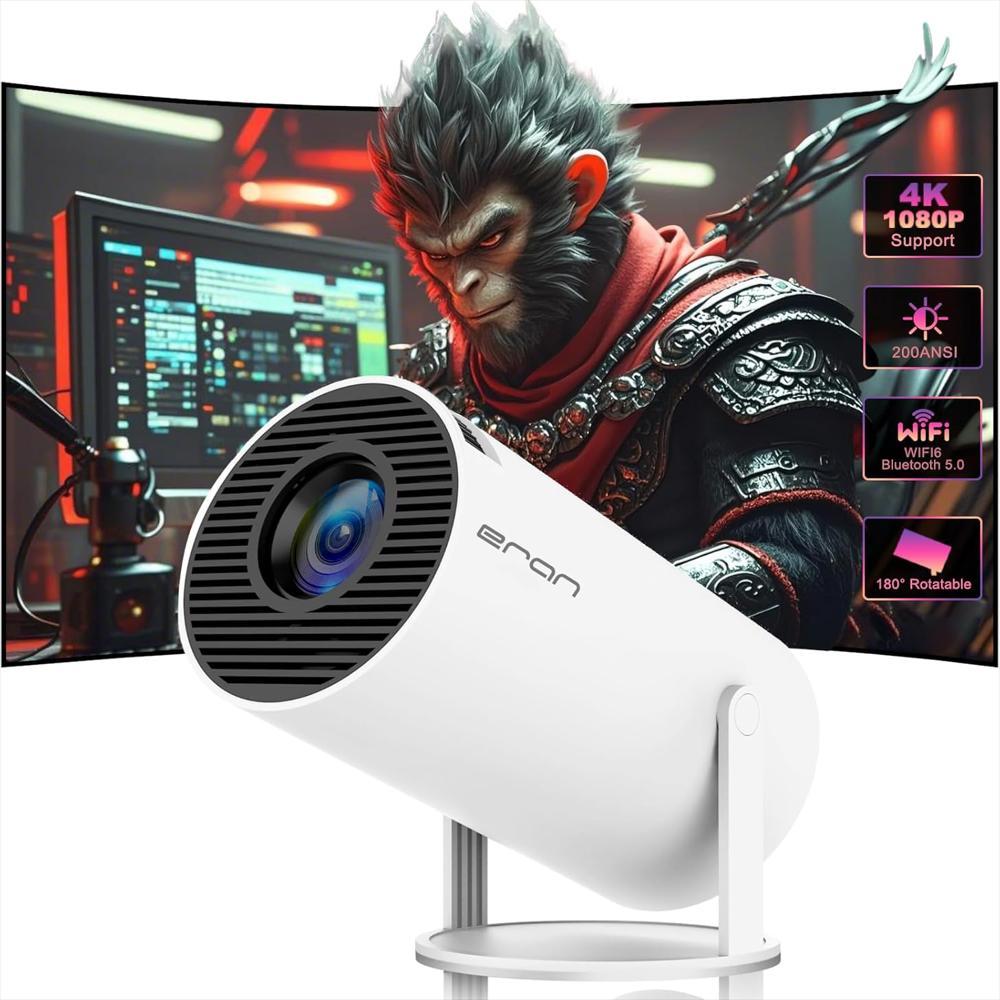 Mini Proyector Hy300 Pro 4K 1080P Tu Cine En Cualquier Lugar