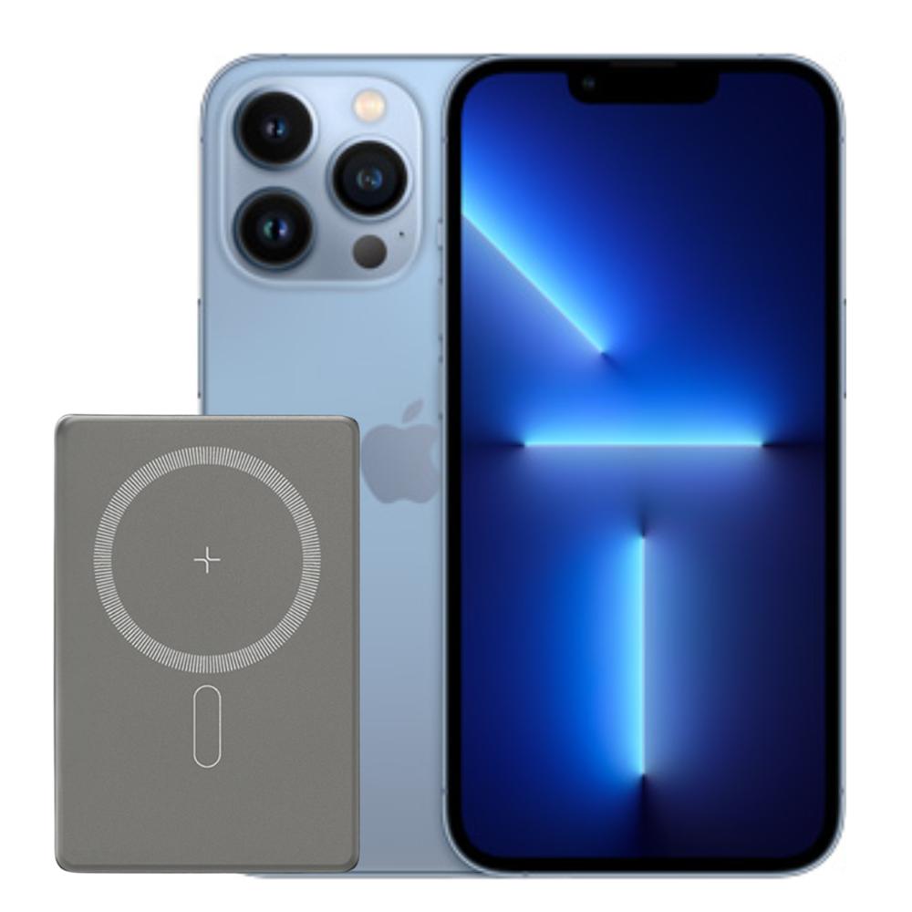 Iphone 13 Pro Max 128Gb Azul Reacondicionado + Power Bank 20W