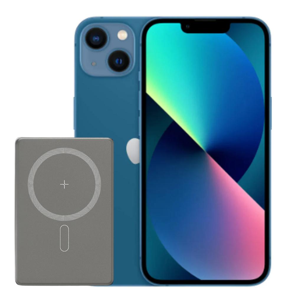 Iphone 13 128Gb Azul Reacondicionado + Power Bank 20W