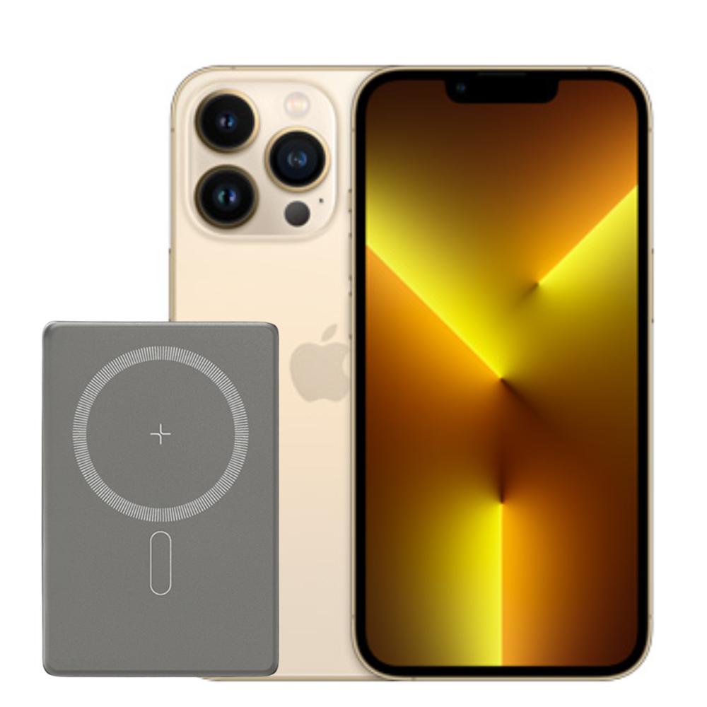 Iphone 13 Pro Max 128Gb Oro Reacondicionado + Power Bank 20W