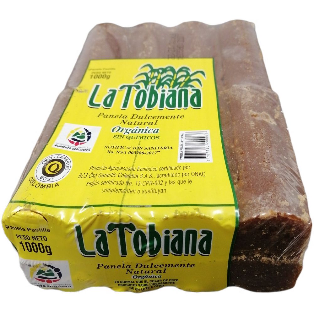 Panela Pastilla LA TOBIANA 1000  gr