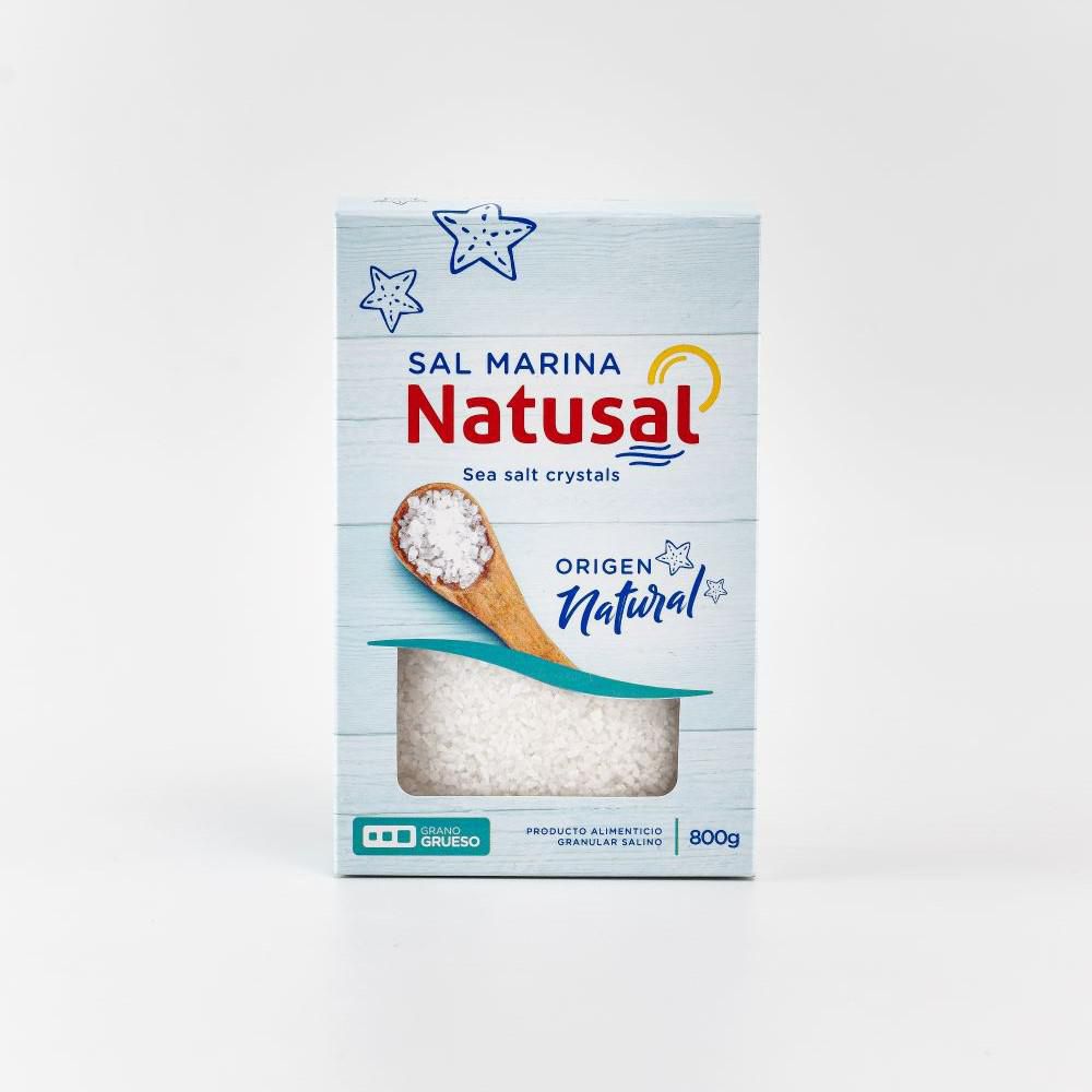 Sal NATUSAL marina gruesa (800  gr)