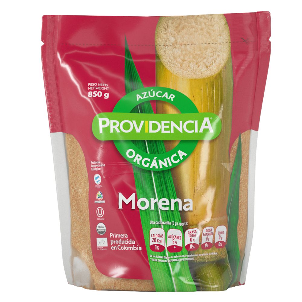 Azúcar PROVIDENCIA morena orgánica (850  gr)