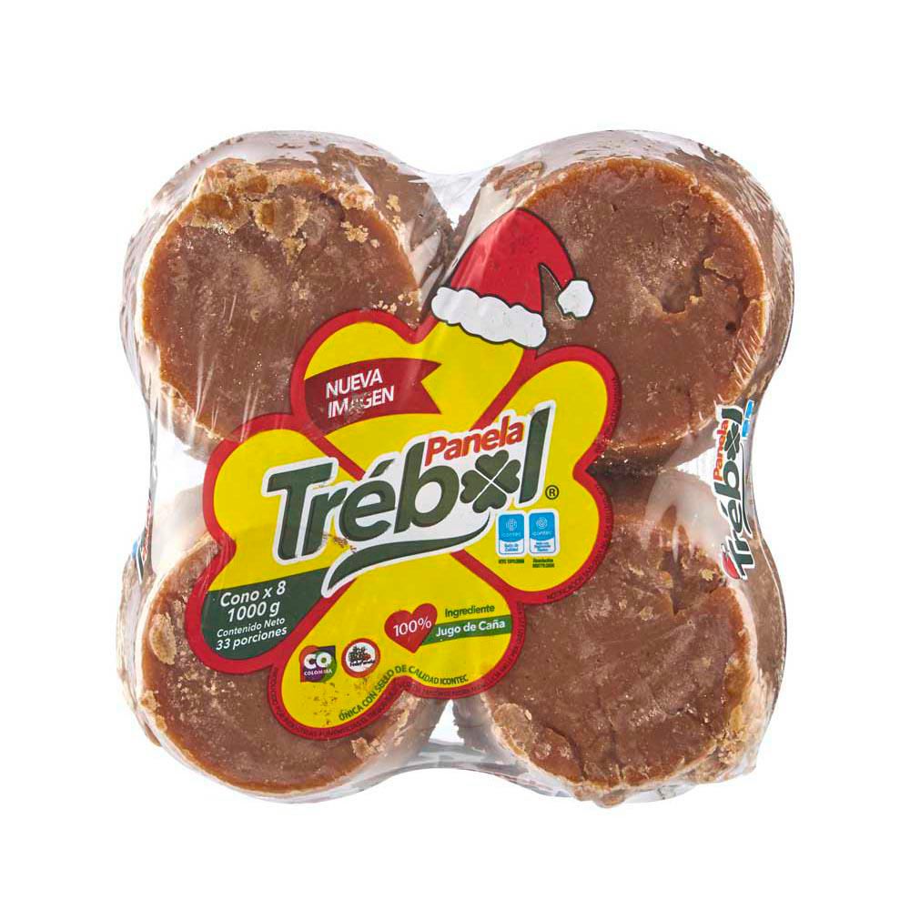 Panela 4 Und EL TREBOL 1000  gr