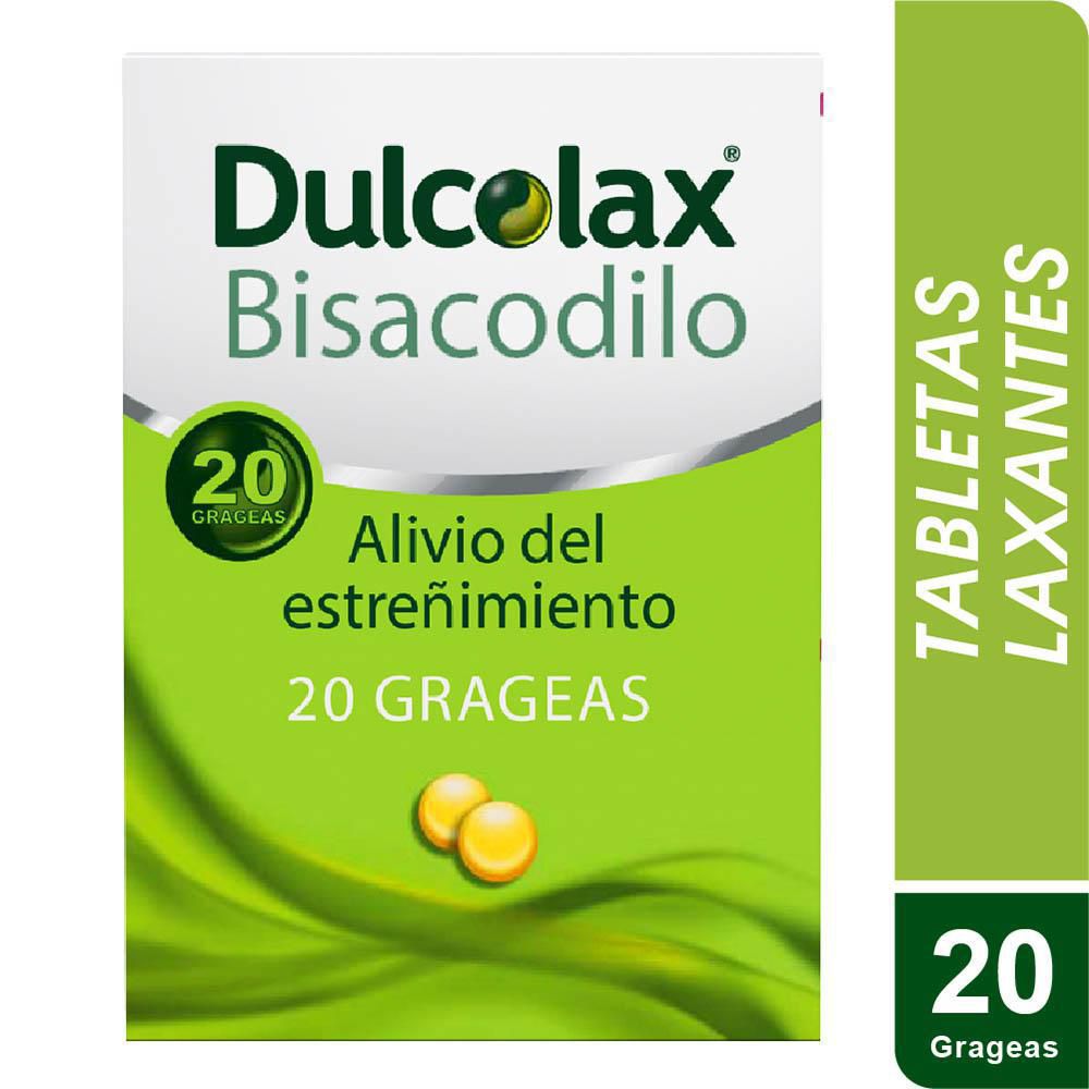 Laxante DULCOLAX bisacodilo 5mg x 20 Grageas (20 und)