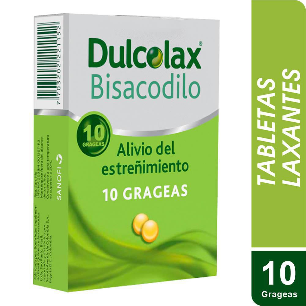 Laxante DULCOLAX bisacodilo 5mg x 10 Grageas (10 und)