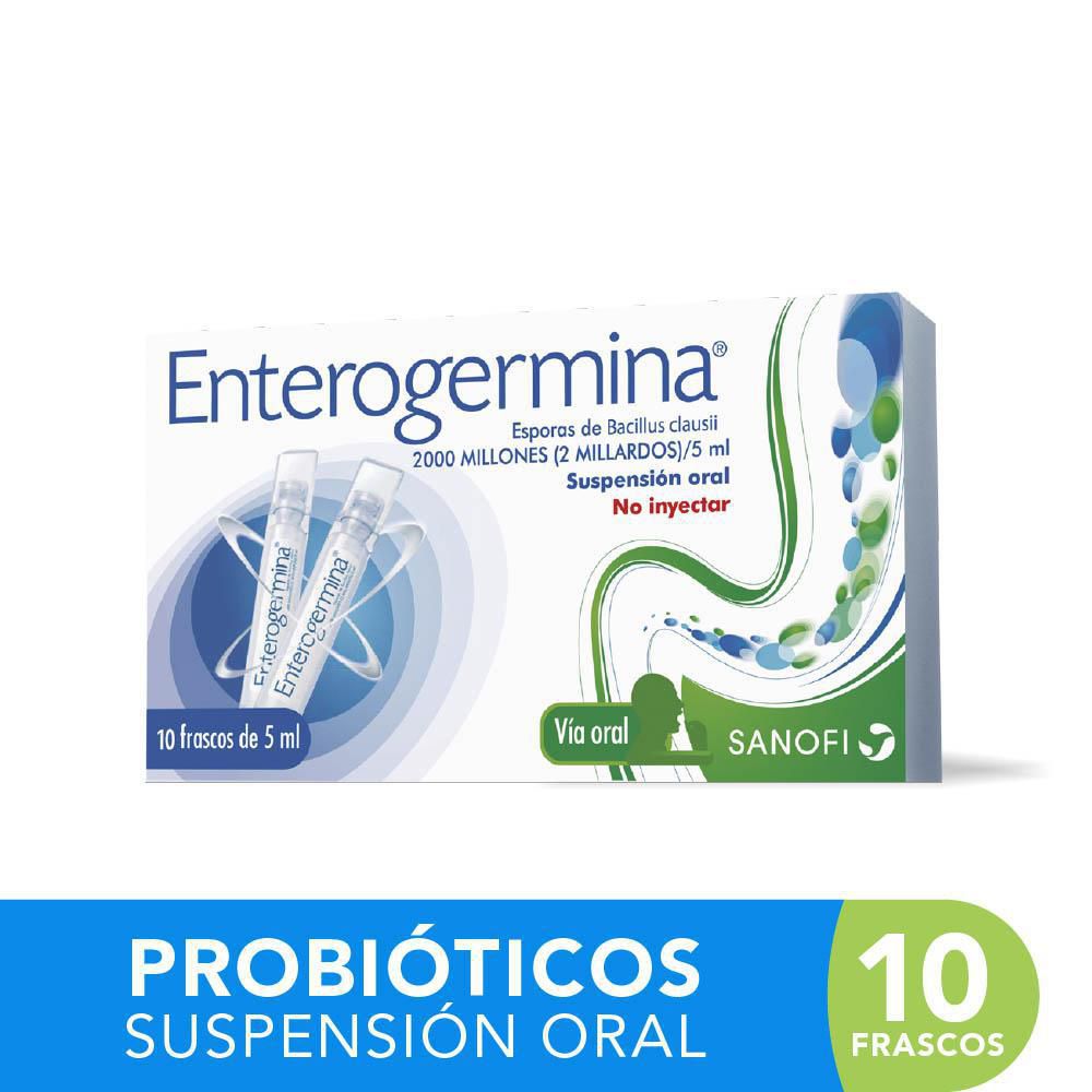 Probiotico ENTEROGERMINA suspensión Oral x10 frascos (10 und)