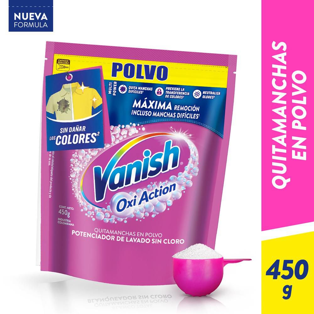 Quitamanchas VANISH polvo rosa (450 gr)