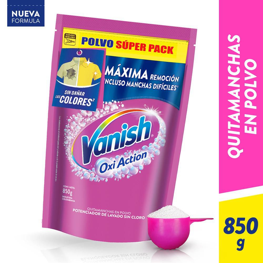 Quitamanchas VANISH polvo rosa (850 gr)
