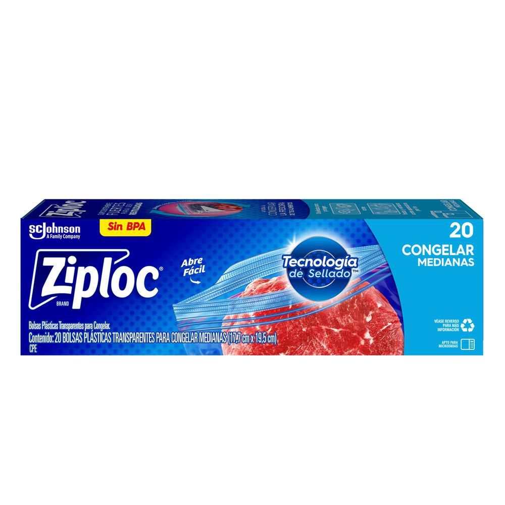 Bolsa Reutilizable Para Congelar Medianas ZIPLOC 643459
