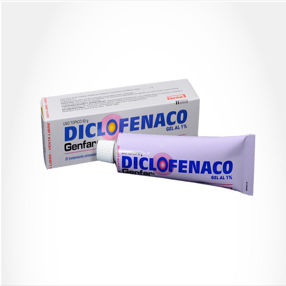 Genfar Dol Diclofenaco Sodico 1G/100G Gel Topica Caj 1 Tub 50 G
