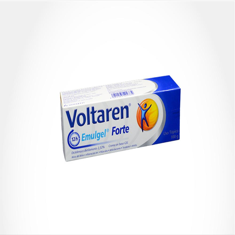 Voltaren Diclofenaco Sodico 2%/0 Gel Topica Emulge Forte Caj 1 Tub 100 G