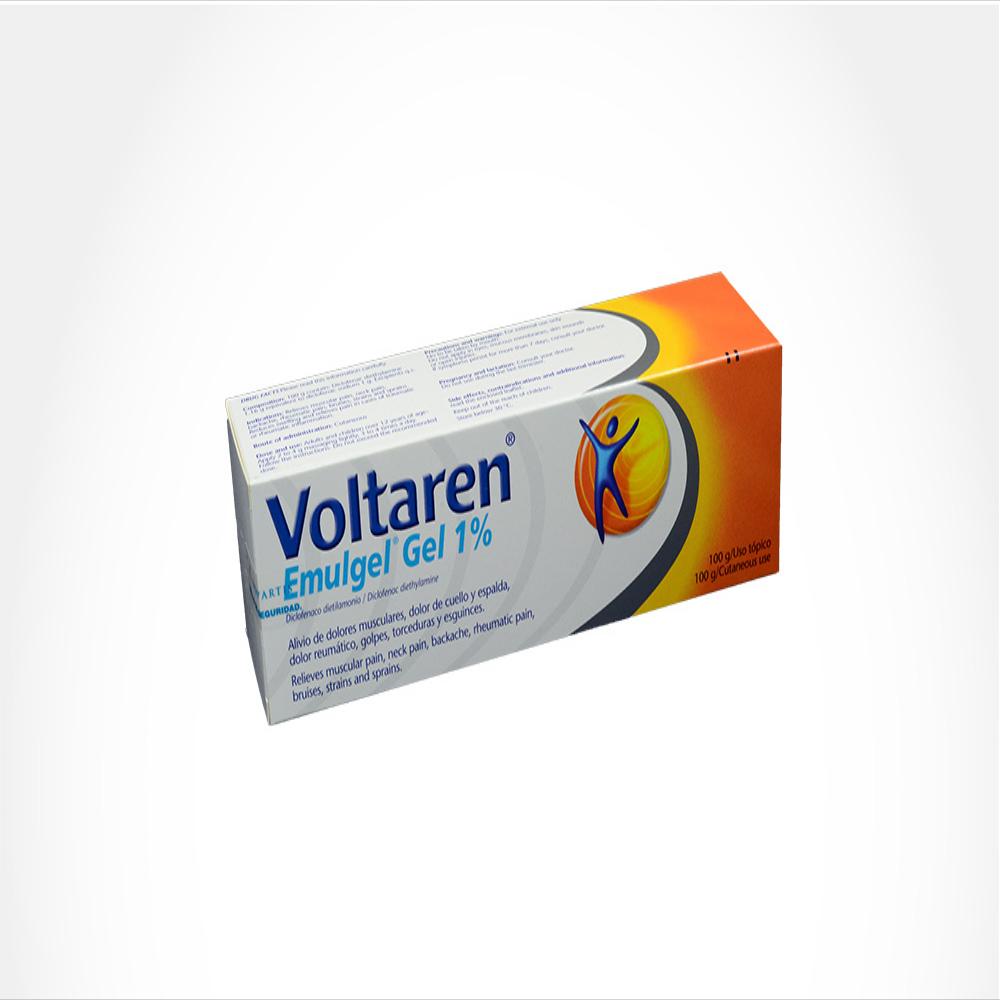 Voltaren Diclofenaco Sodico 1G/100G Gel Topica Caj 1 Tub 100 G