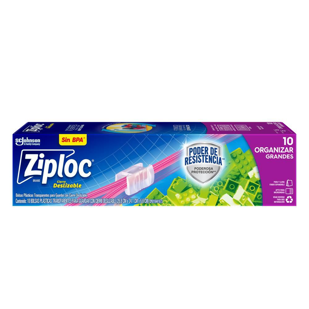 Bolsa Reutilizable Para Organizar Slider Grande ZIPLOC 678986