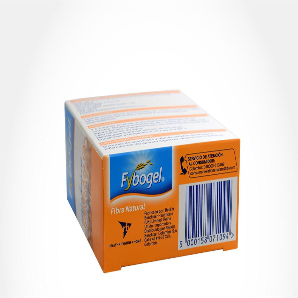 Fybogel Ispaghula (Ispaghula Husk) 79.6G/100Ml Gra Oral Naranja Caj 10 Sob 4 G img #3