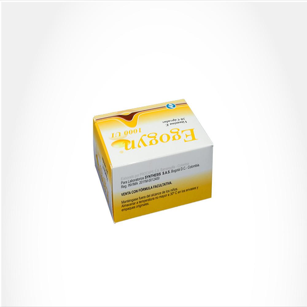 Egogyn Vitamina E (Alfa Tocoferol) 1000Ui Cap Oral Caj 30 Cap 1 U img #2