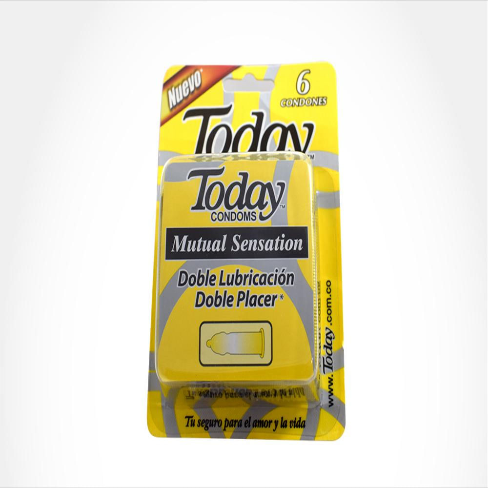 Condones Today Latex Mutual Sensation Emp 6 Sob 1 U