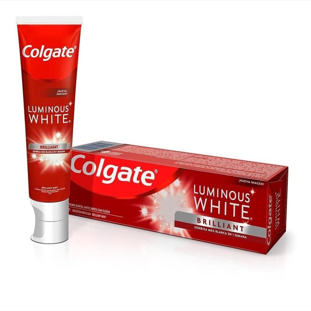 Crema Dental Colgate Luminous White Caj 1 Tub 75 Ml