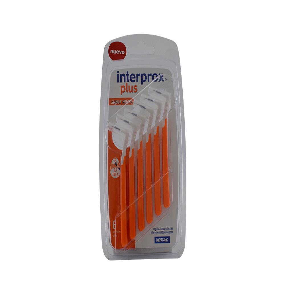 Cepillos Interproximales Interprox Plus Super Micro Est 6 Est 1 U
