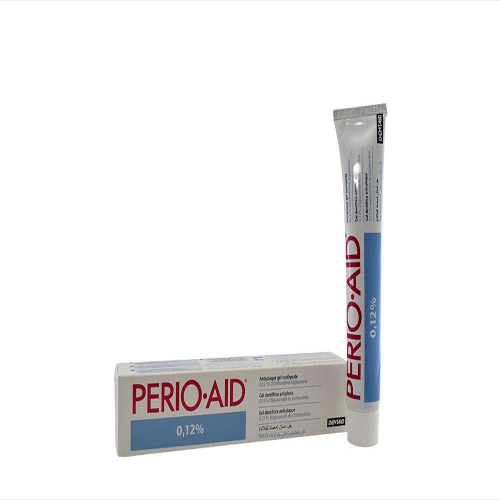 Gel Dentrifico Antiplaca Perio Aid Intensive Care 0.12% Caj 1 Tub 75 Ml