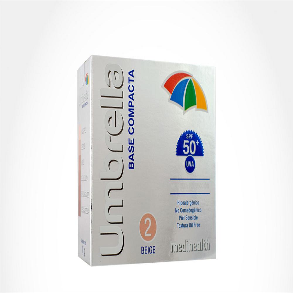 Base Compacta Umbrella Beige Spf 50 Caj 1 Est 11 G