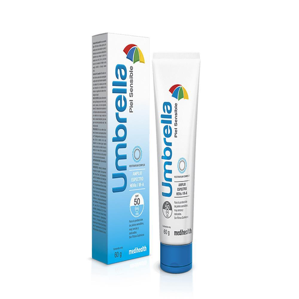 Protector Solar Umbrella Piel Sensible Spf 50 Caj 1 Tub 60 G img #1