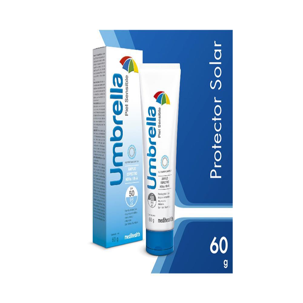 Protector Solar Umbrella Piel Sensible Spf 50 Caj 1 Tub 60 G img #2