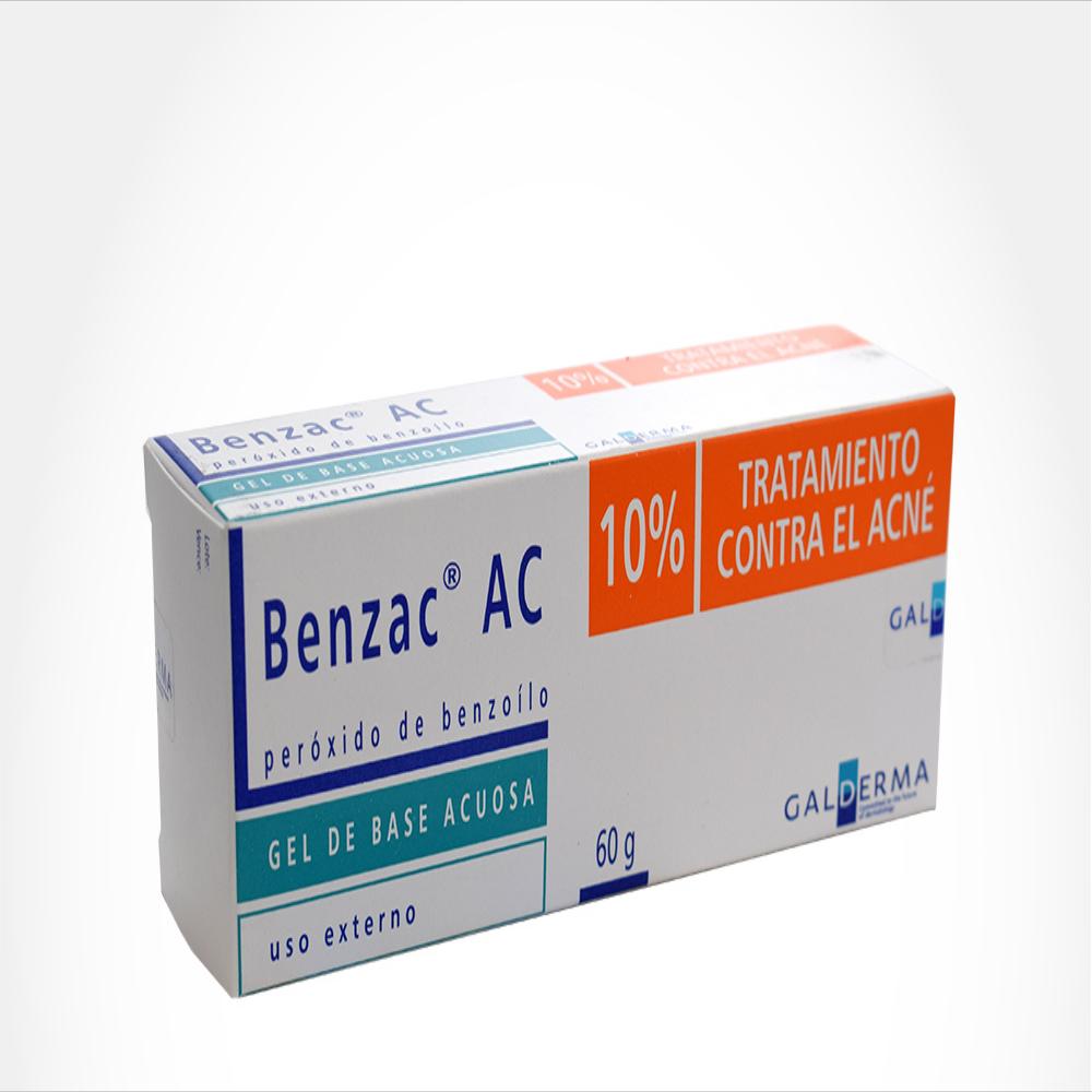 Benzac Ac Peroxido De Benzoilo 10G/100G Gel Topica Caj 1 Tub 60 G