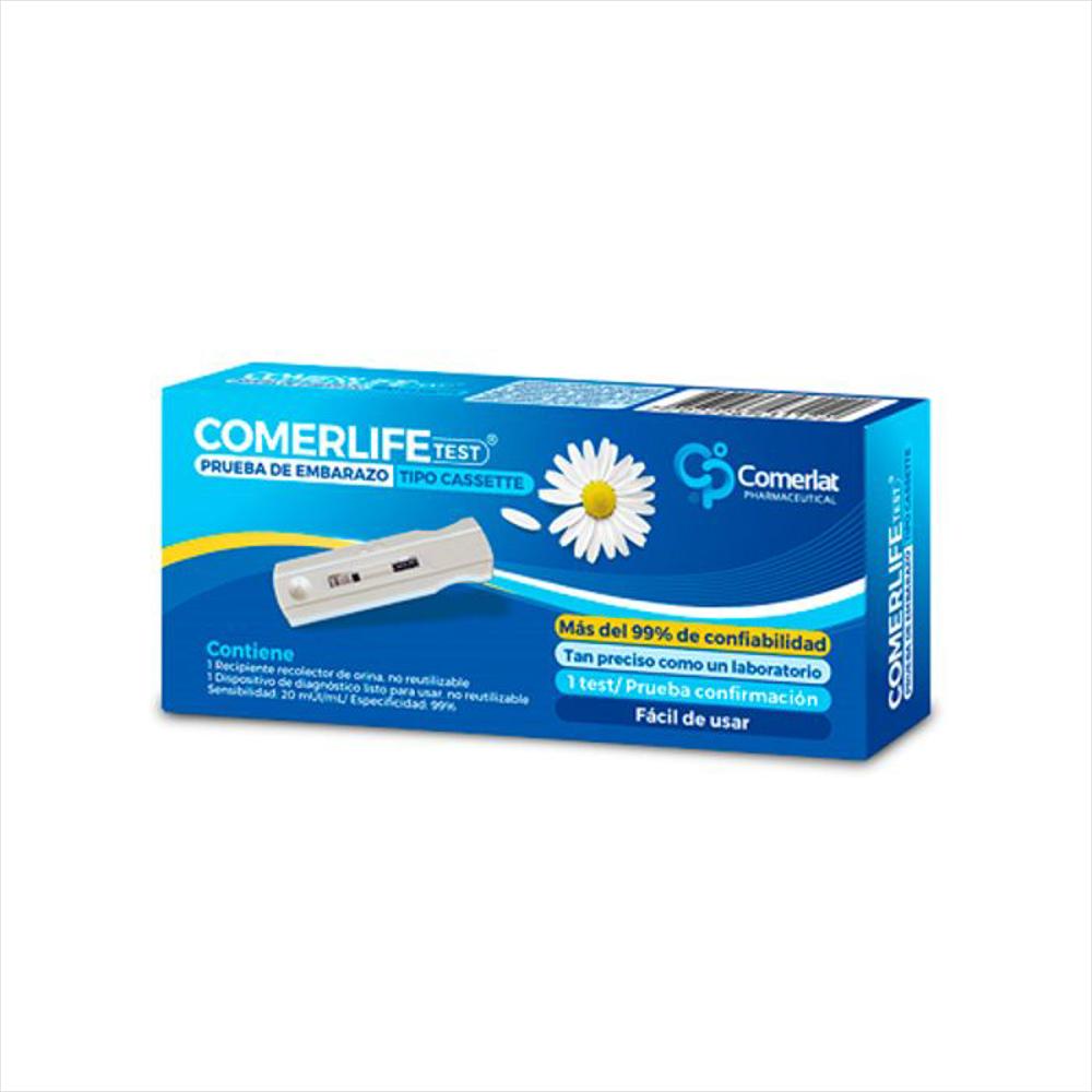 Prueba De Embarazo Comerlife Test Cassette Caj 1 Emp 1 U