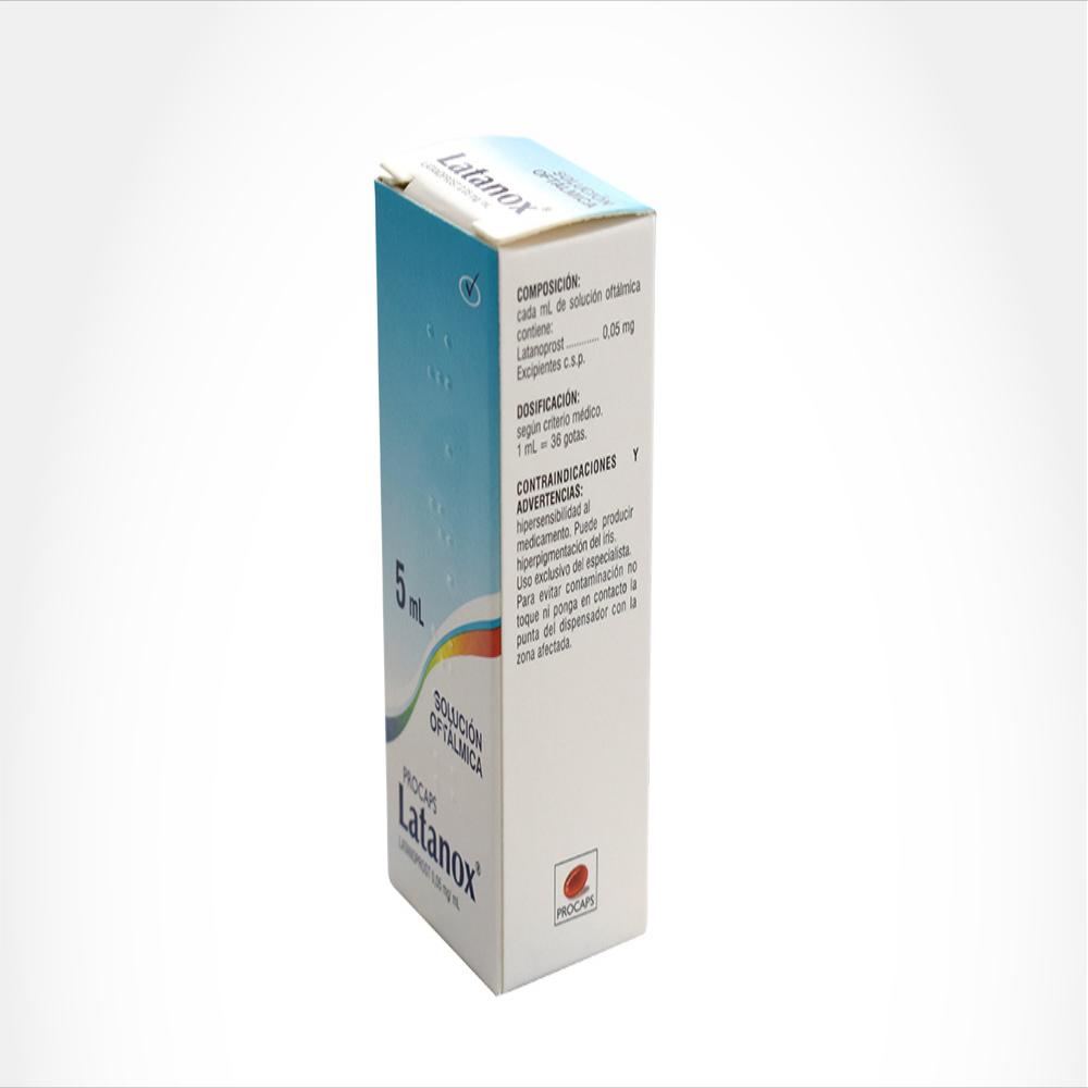 Latanox Latanoprost .05Mg/1Ml Sol Oftalmica Caj 1 Fra Got 5 Ml img #3