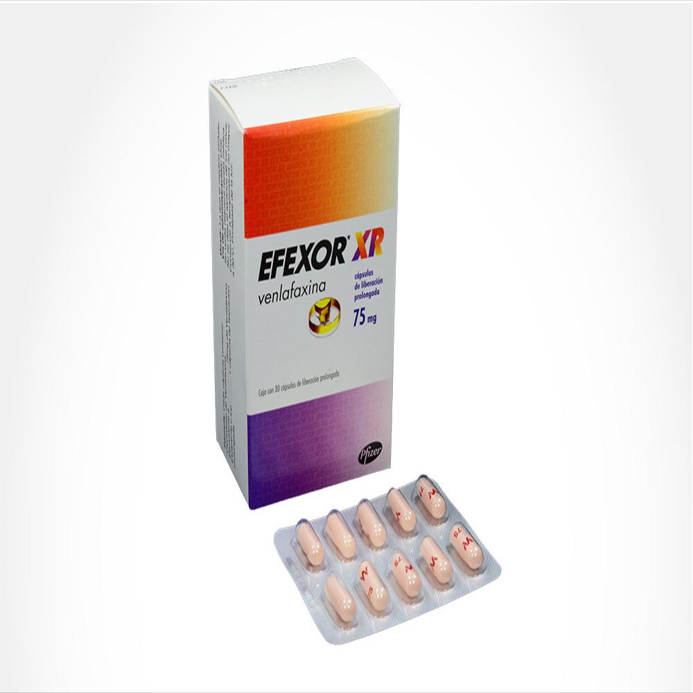 Efexor Xr Venlafaxina 75Mg Cap Rec Lpr Oral Caj 30 Cap 1 U img #1