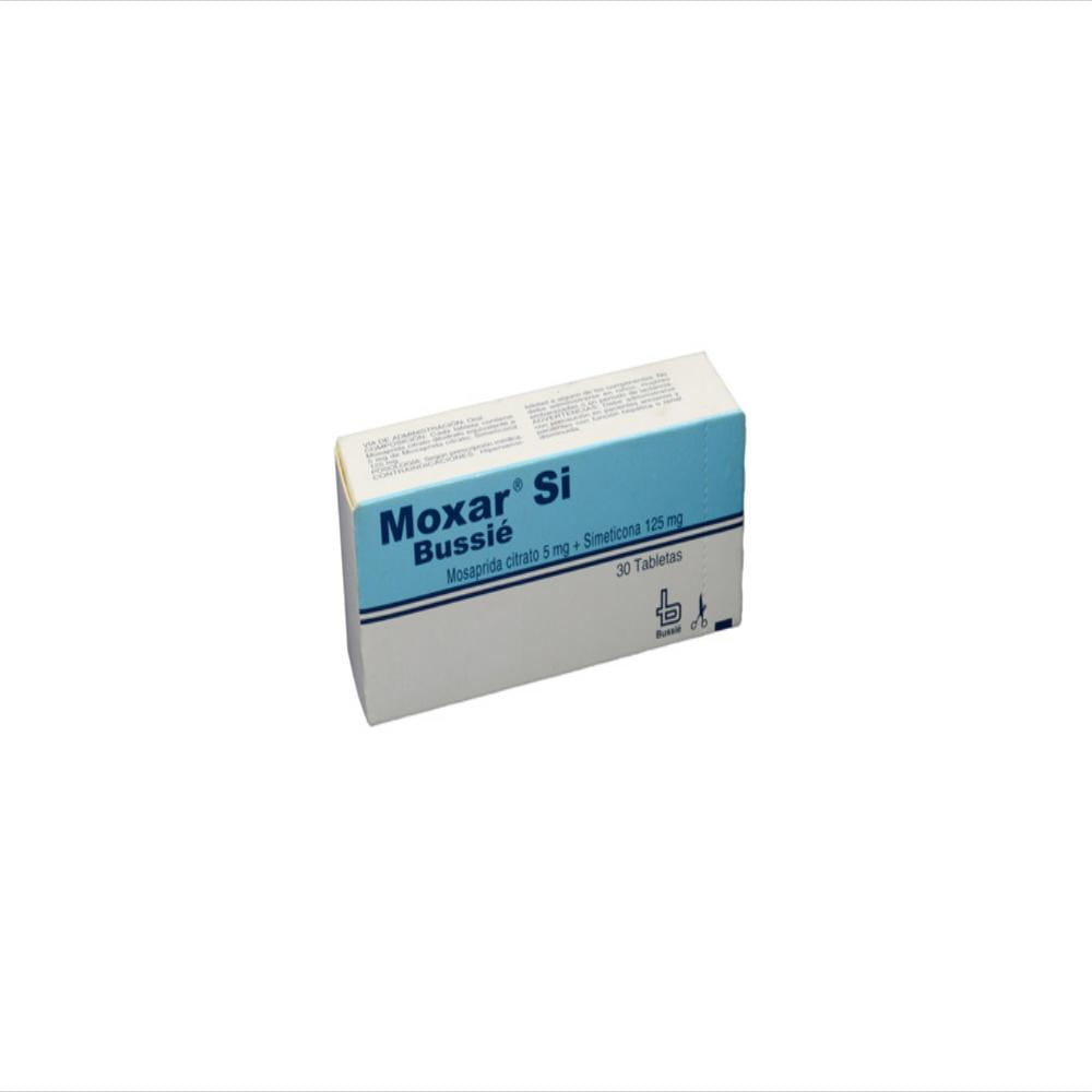 Moxar Si Mosaprida 5Mg/Simeticona 125Mg Tab Rec Oral Caj 30 Tab 1 U