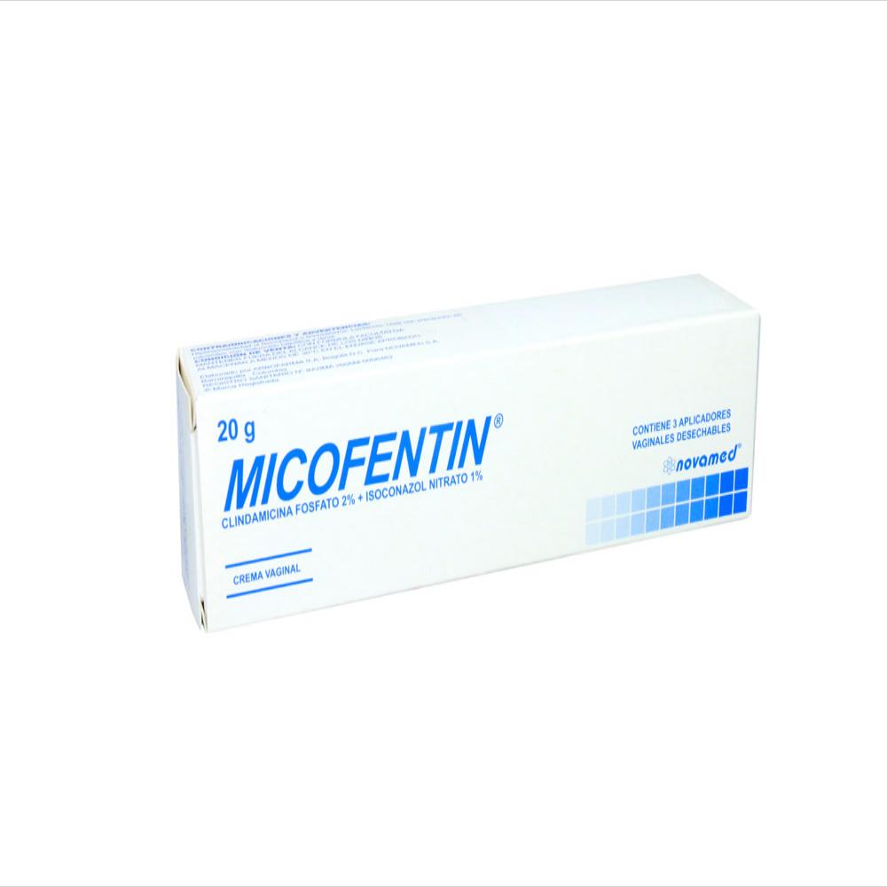 Micofentin Clindamicina 2.52G/100G/Isoconazol 1G/100G Cre Vaginal Tub 1 Tub 20 G