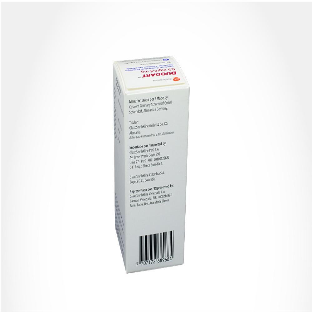 Duodart Dutasteride .5Mg/Tamsulosina Clorhidrato .4Mg Cap Oral Caj 30 Cap 1 U img #3