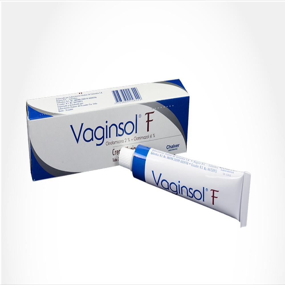 Vaginsol F Clindamicina 2G/100G/Clotrimazol 4G/100G Cre Vaginal Caj 1 Tub 20 G
