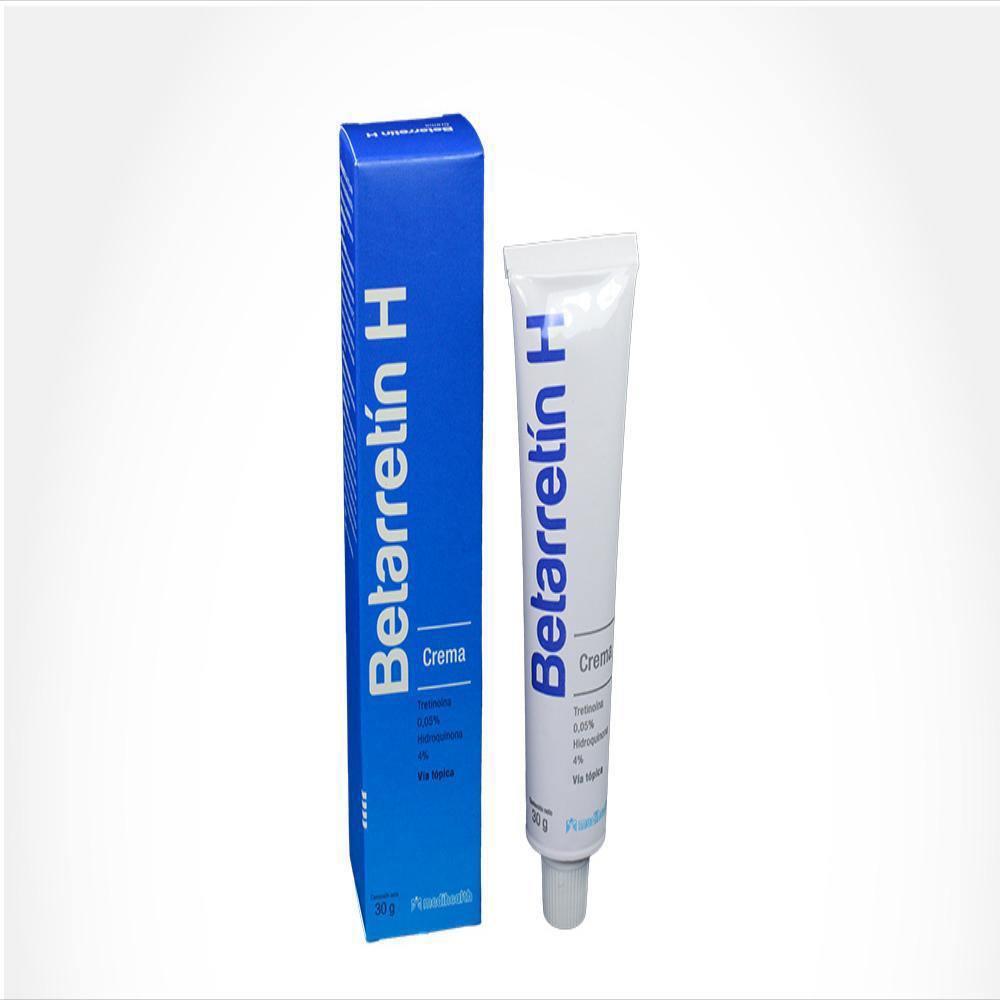 Betarretin H Hidroquinona 4G/100G/Tretinoina (Acido Retinoico) .05G/100G Cre Topica Caj 1 Tub 30 G