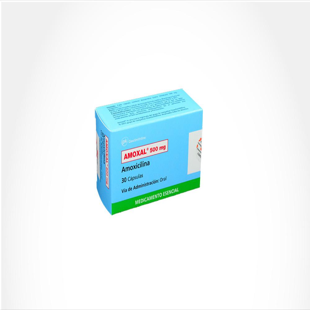 Amoxal Amoxicilina 500Mg Cap Oral Caj 30 Cap 1 U