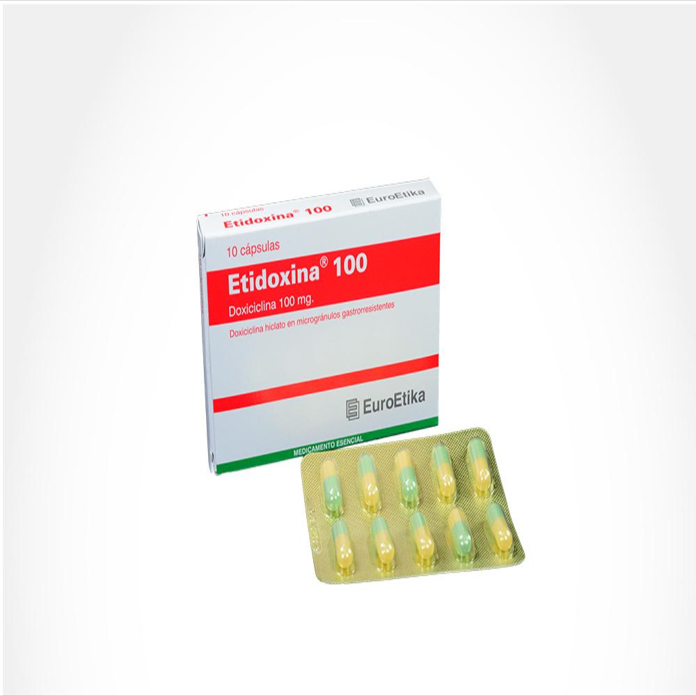 Etidoxina Doxiciclina 100Mg Cap Oral Caj 10 Cap 1 U img #1