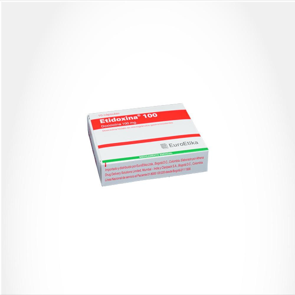 Etidoxina Doxiciclina 100Mg Cap Oral Caj 10 Cap 1 U img #3