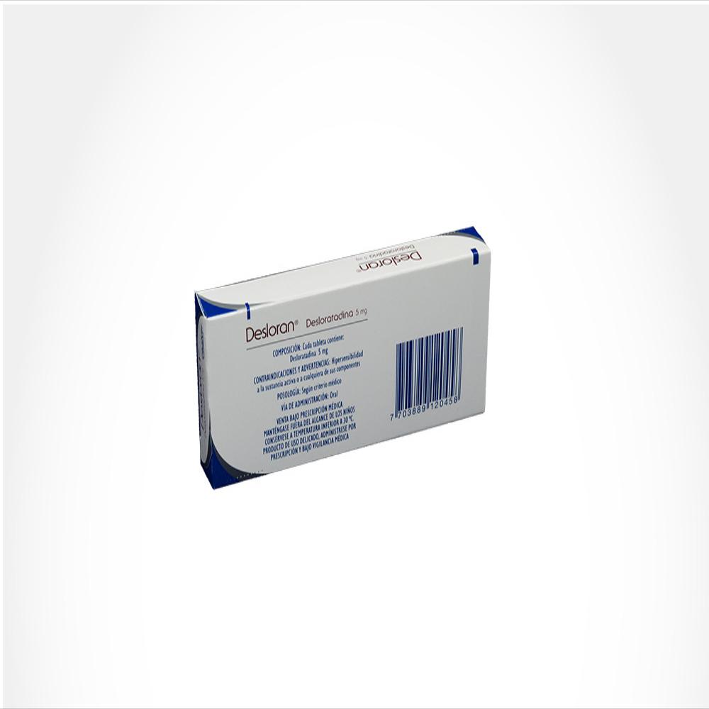 Desloran Desloratadina 5Mg Tab Oral Caj 10 Tab 1 U img #3