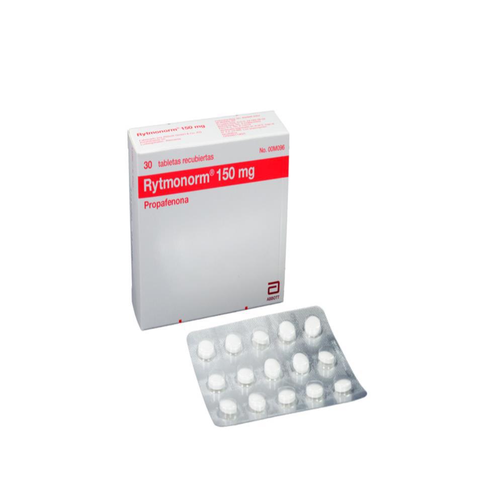 Rytmonorm Clorhidrato De Propafenona 150Mg Tab Oral Caj 30 Tab 1 U img #1
