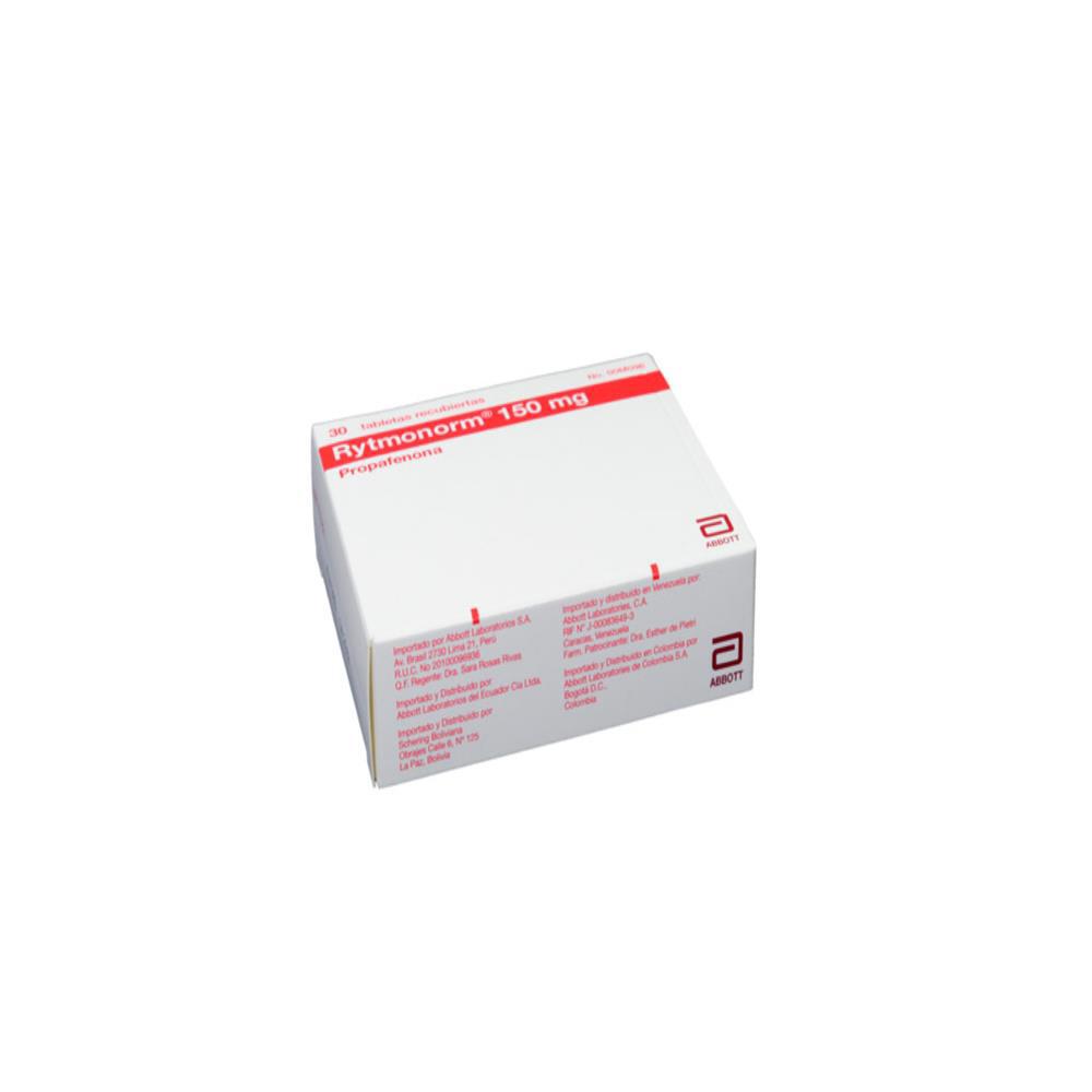 Rytmonorm Clorhidrato De Propafenona 150Mg Tab Oral Caj 30 Tab 1 U img #4