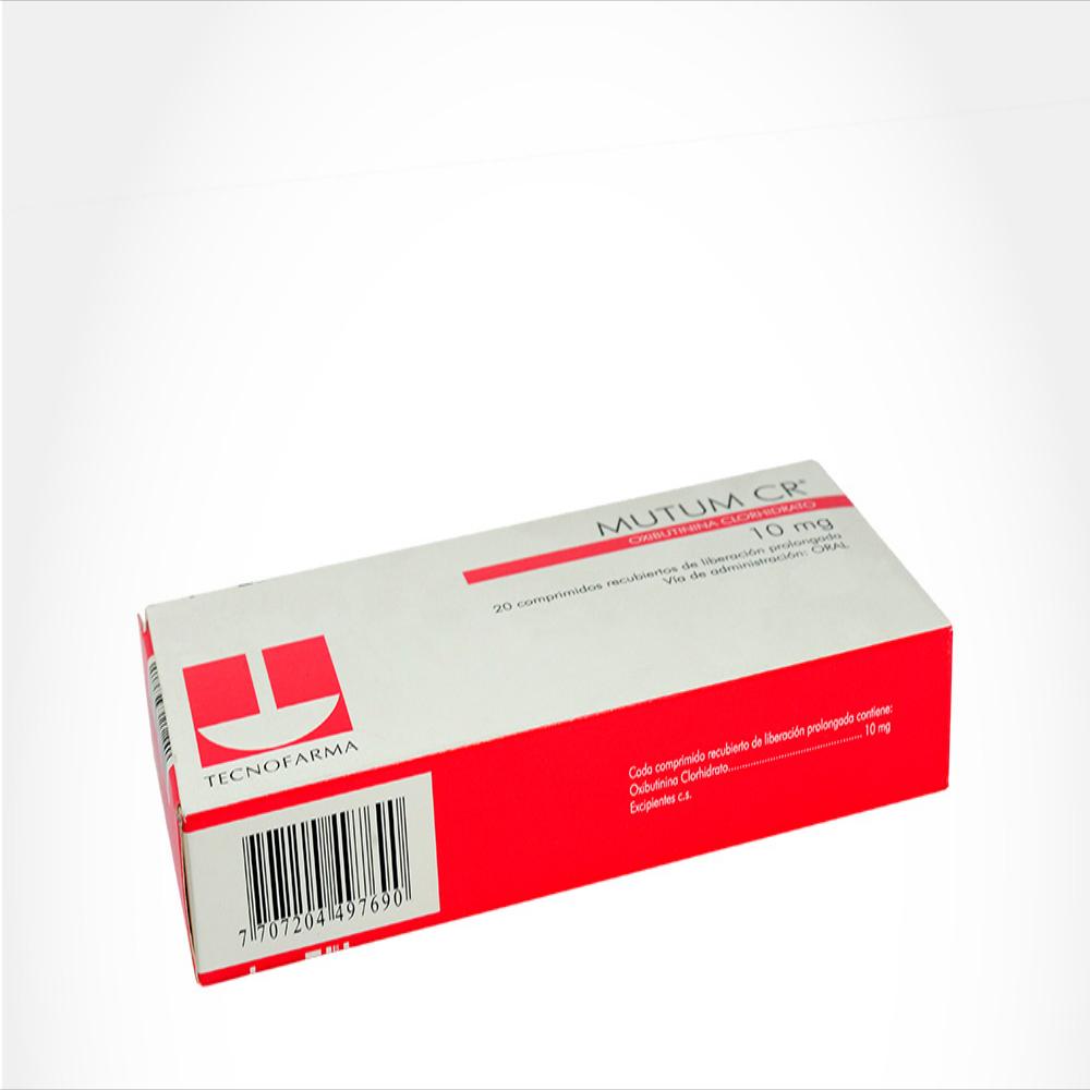 Mutum Cr Oxibutinina Clorhidrato 10Mg Tab Lpr Oral Caj 20 Tab 1 U img #3